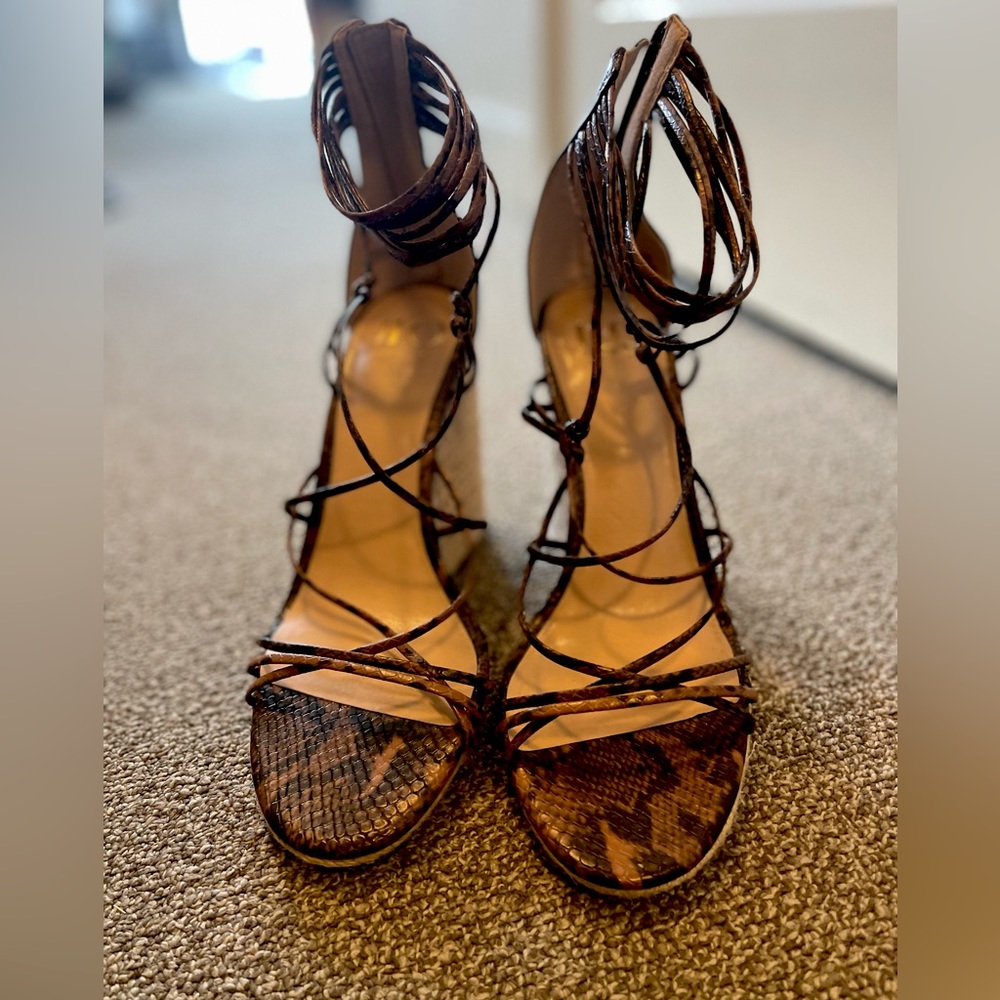 Brand new JLO Animal Print Wedge Espadrilles